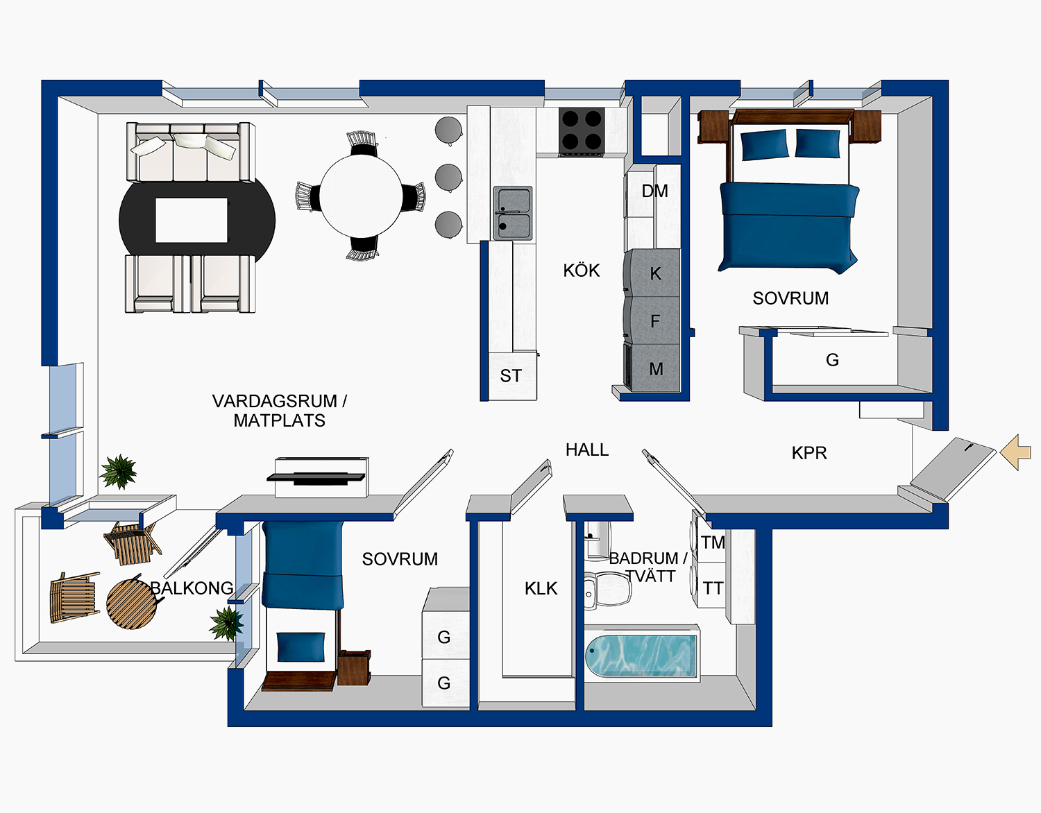 3DFloorplans - Home poolhouse